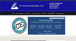 Desktop Screenshot of drstressassociates.com