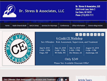 Tablet Screenshot of drstressassociates.com